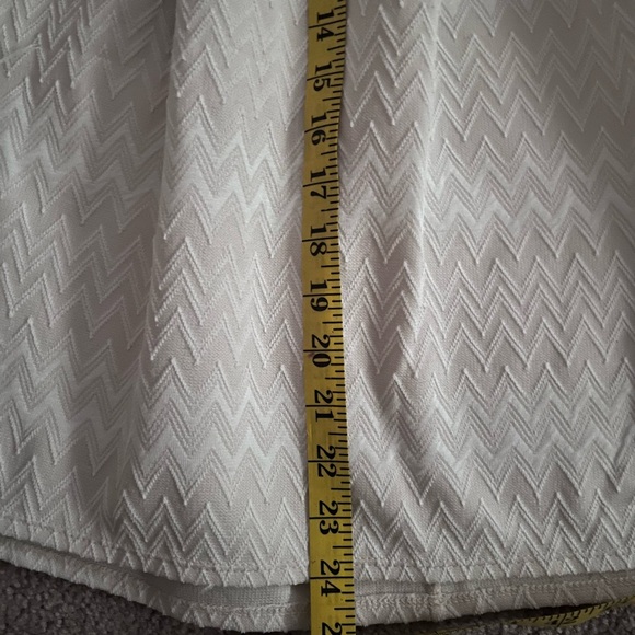 A-line pleated Skirt XL CHEVRON PRINT - Picture 2 of 8